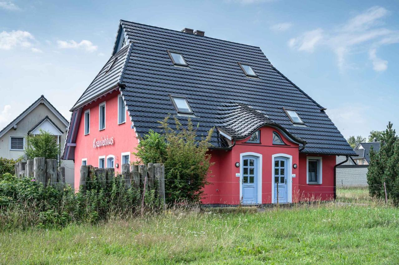 Ferienwohnung Kranichhus - Kranich 1 Born Exterior foto