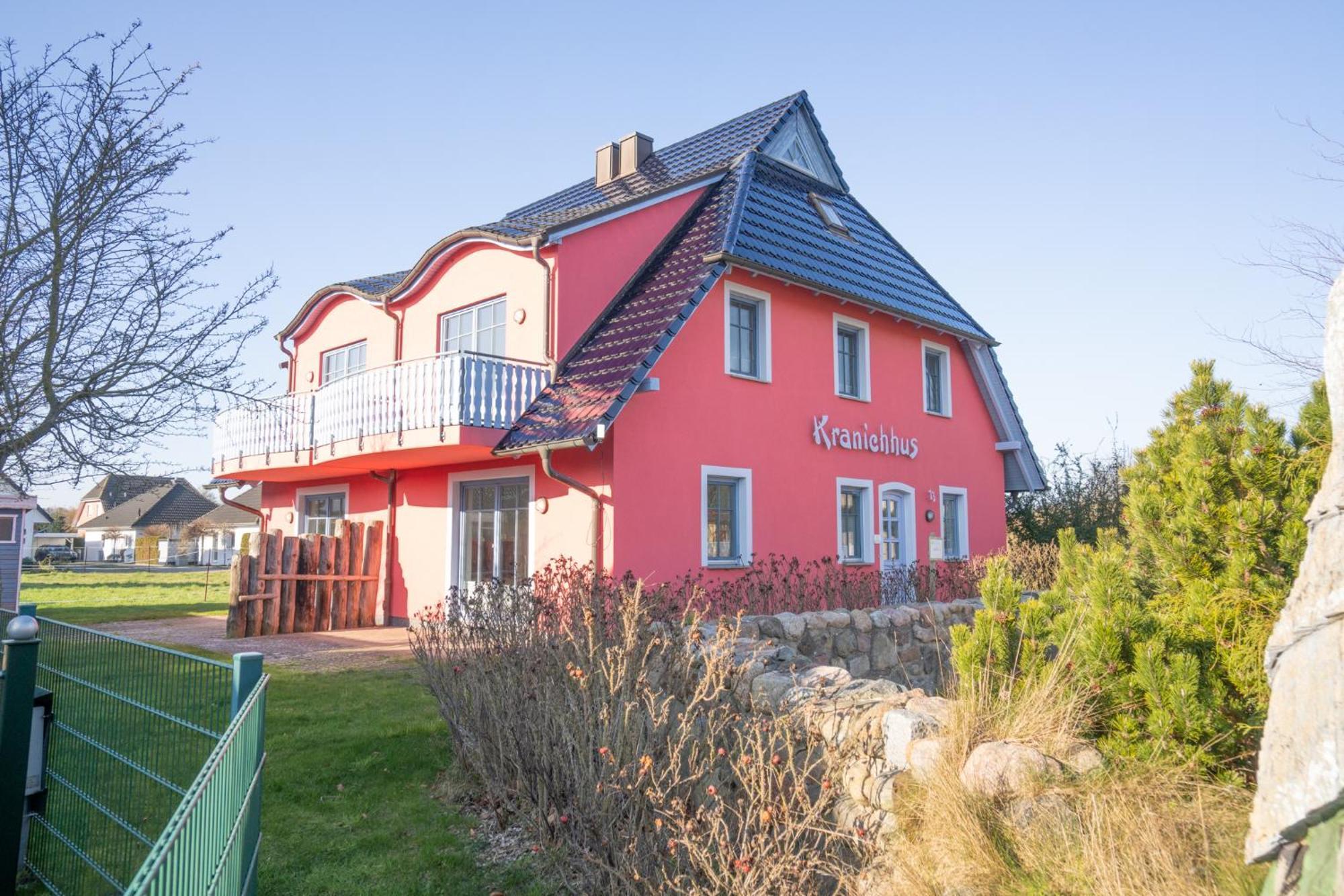 Ferienwohnung Kranichhus - Kranich 1 Born Exterior foto